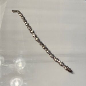Silver Fish Link Bracelet